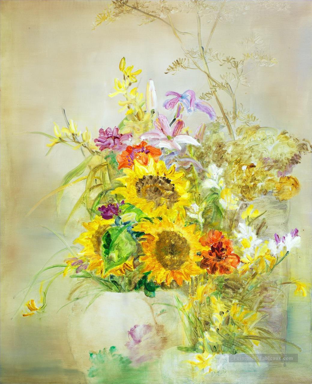 Le code de beauté impressionnisme fleurs Peintures à l'huile